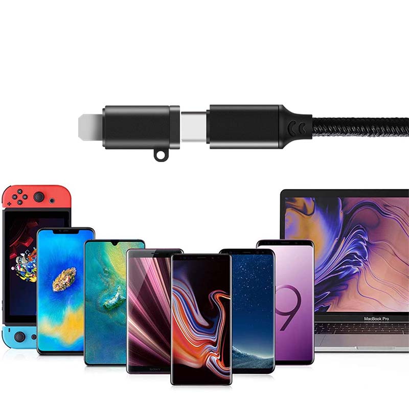 Type-C Female to Lightning Male Adapter with PD Charging Support for Iphone - OTG or Charging Adapter - flitop.net