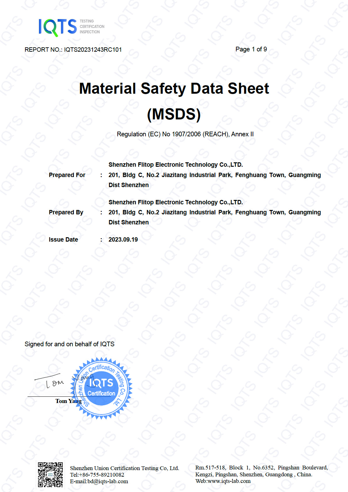 MSDS-01
