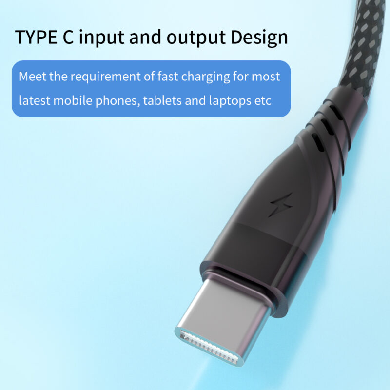CYCLONE Serie TYPE C 2-IN-1 Multi-function 140W PD Quick Charging Cable - MULTIHEAD CABLE - flitop.net