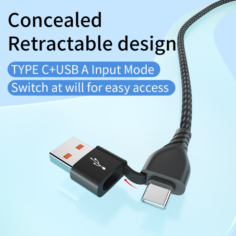 CYCLONE Serie 2-IN-2 Multi-function PD Quick Charging Cable</trp-post-containe...