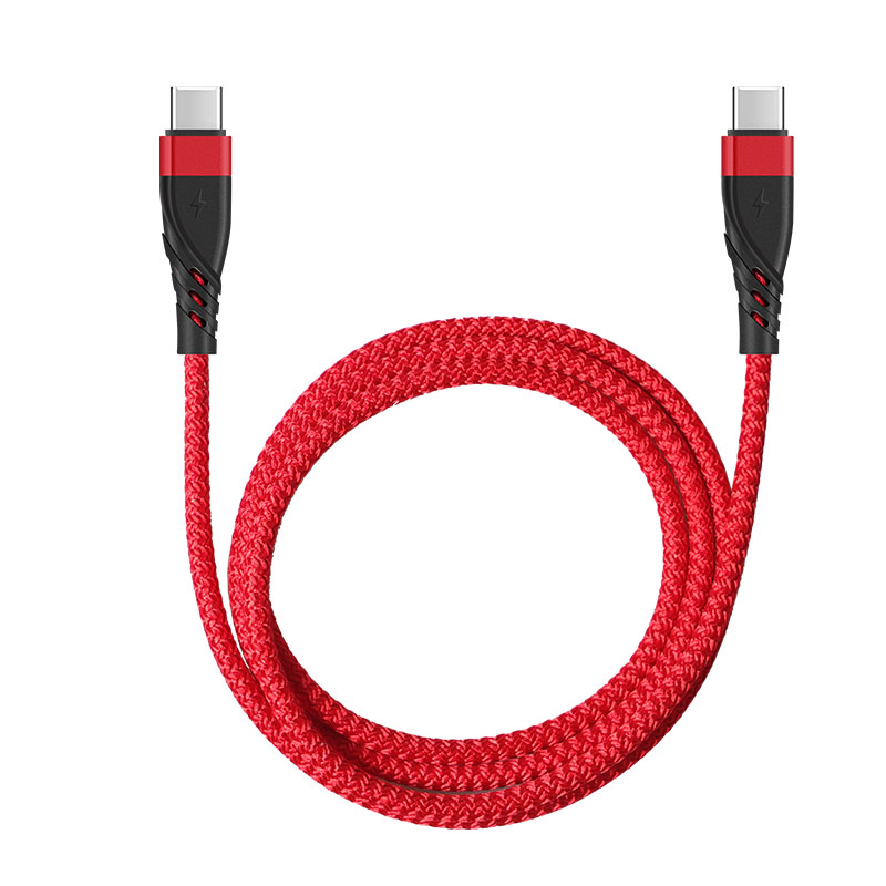 CYCLONE Serie Nylon braid TYPE C male to male PD Fast Charging usb cable - IPHONE CABLE - flitop.net