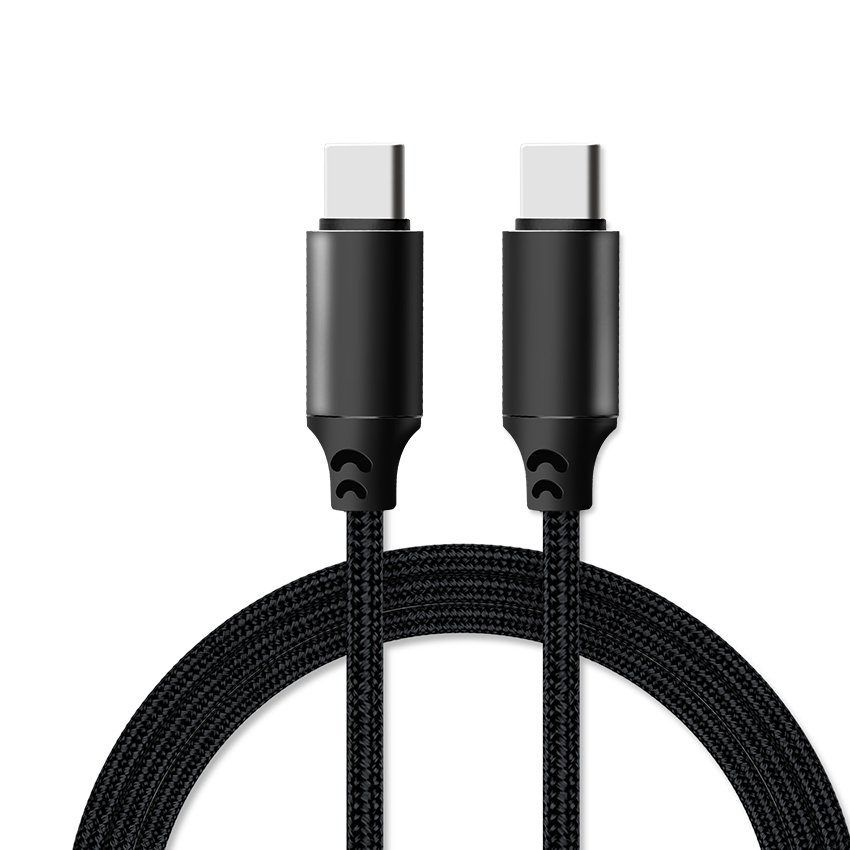 TYPE C to Type C nylon braided 5A 240W PD Charging and Data Cable with EMARK - TYPE C CABLE - flitop.net